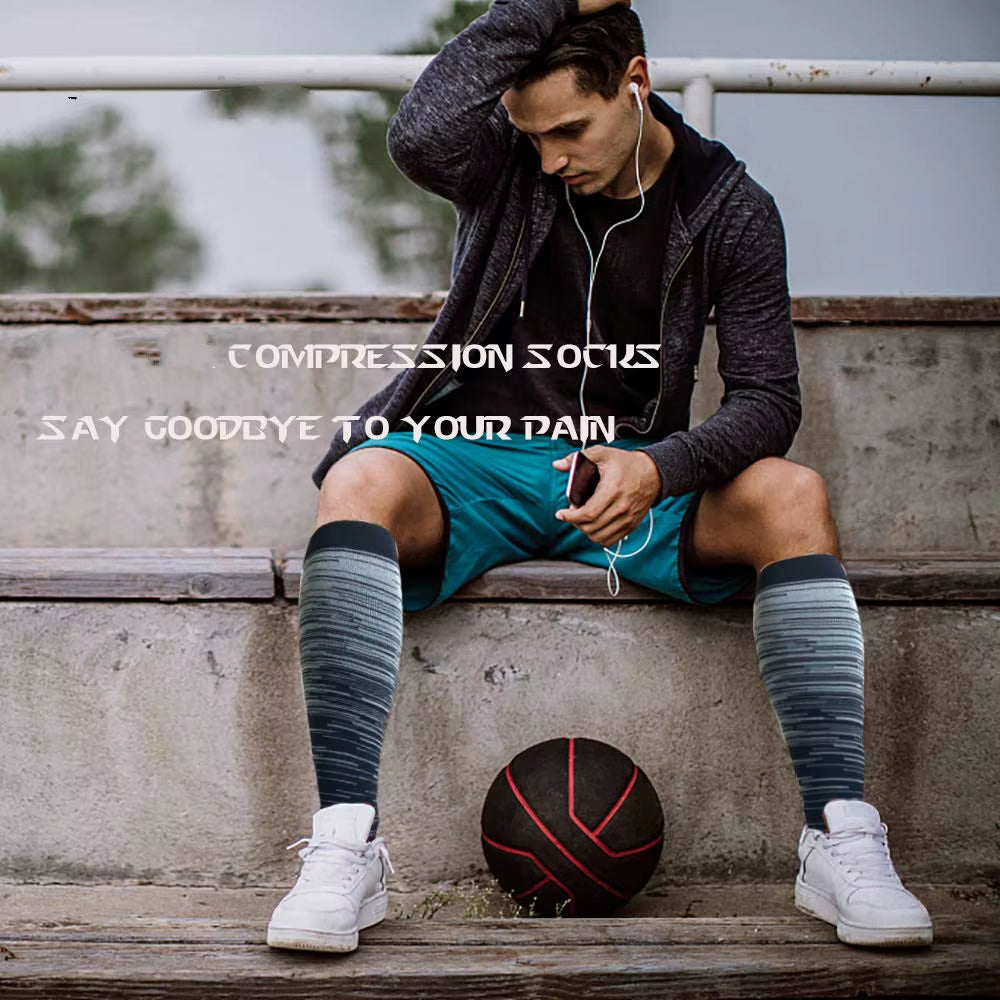 Compression Stockings Nursing Women and Men Stockings Best Medical Nursing Hiking Travel Flight Socks Running Fitness Socks